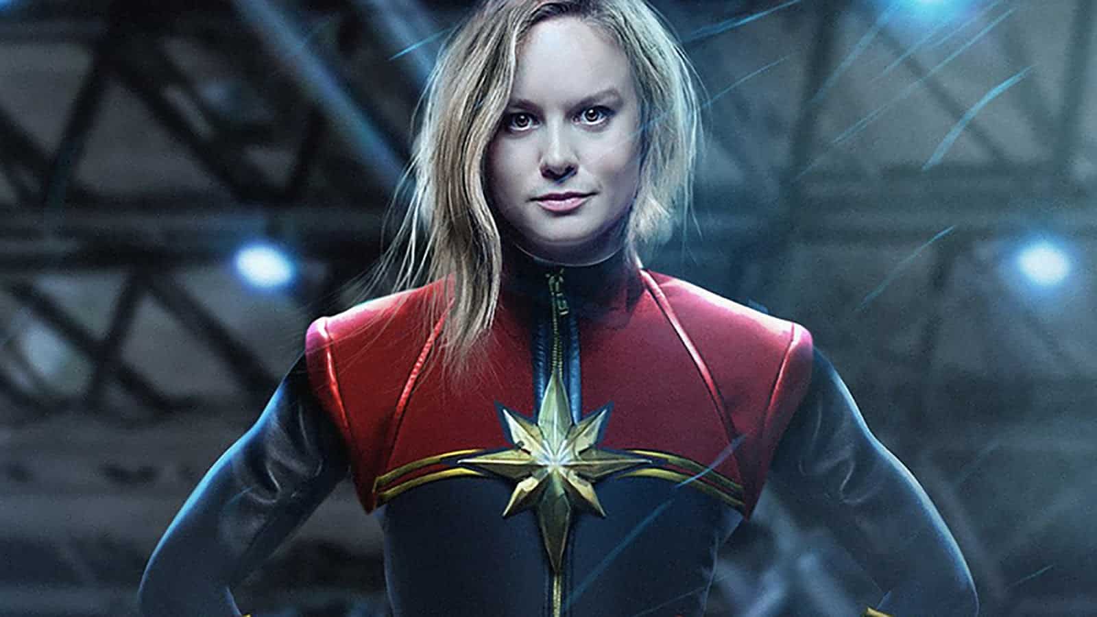 Fan-art Brie Larson v kostýme Captain Marvel