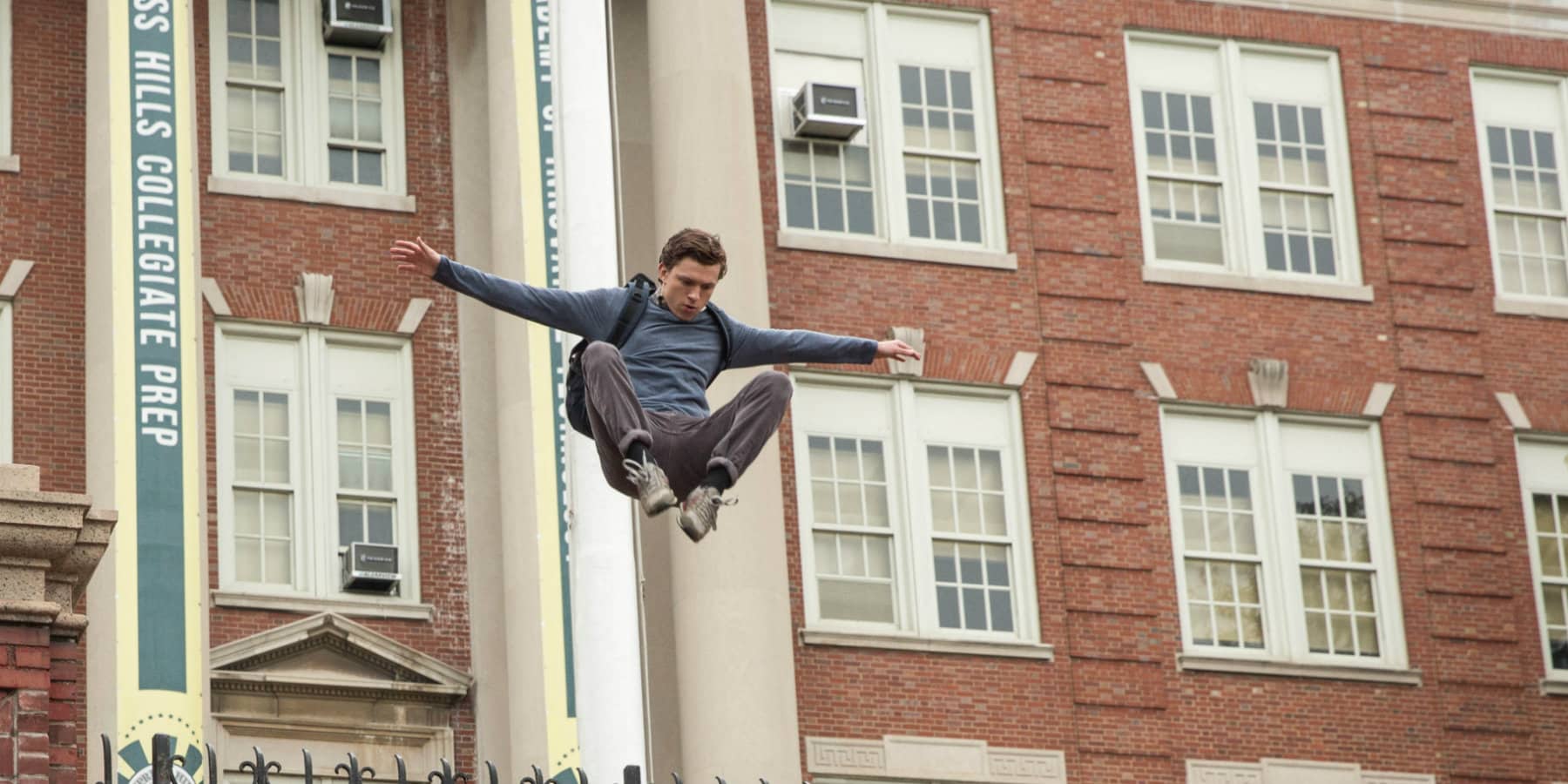 Tom Holland ako Peter Parker vo filme Spider-Man: Homecoming