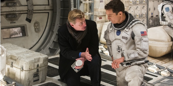 Christopher Nolan pri natáčaní jeho deviateho filmu Interstellar