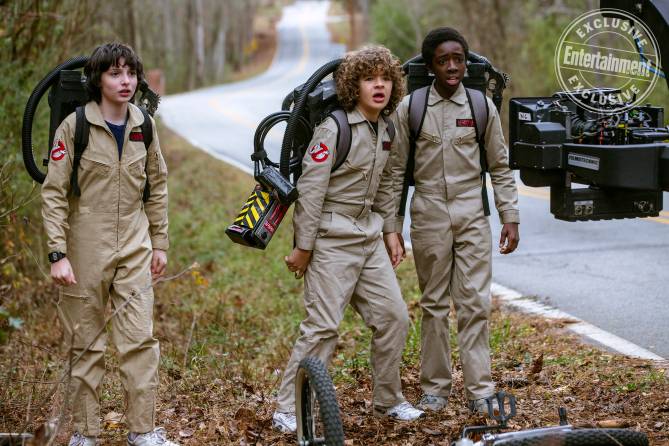 fotky z druhej série seriálu Stranger Things