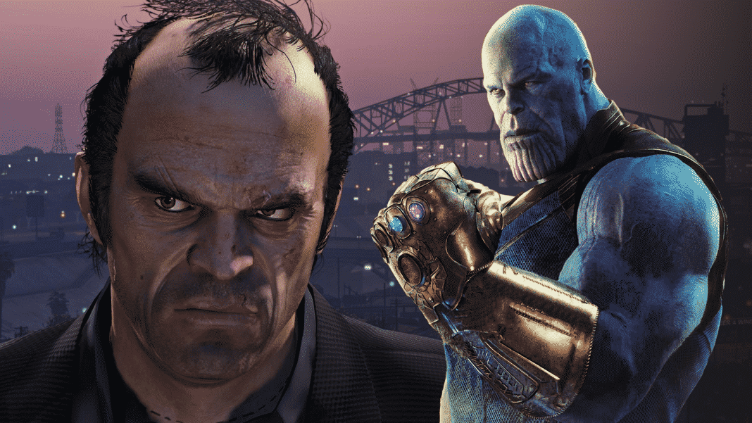 thanos prichádza do GTA V