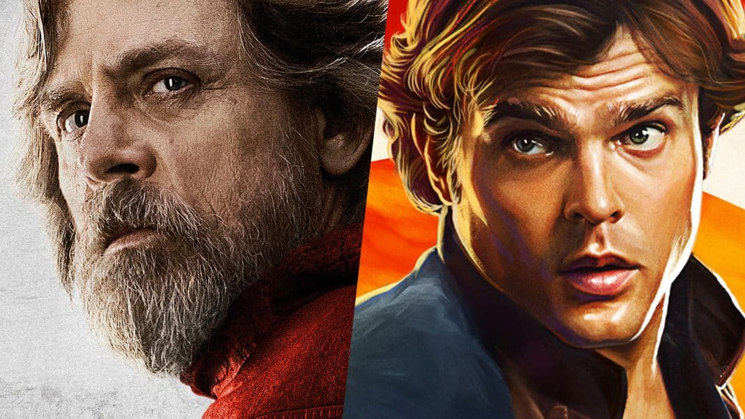 Mark Hamill a Rian Johnson videli film Solo: A Star Wars Story!