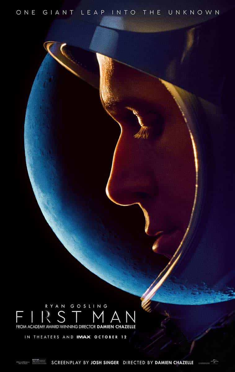 Oficiálny plagát k filmu First Man