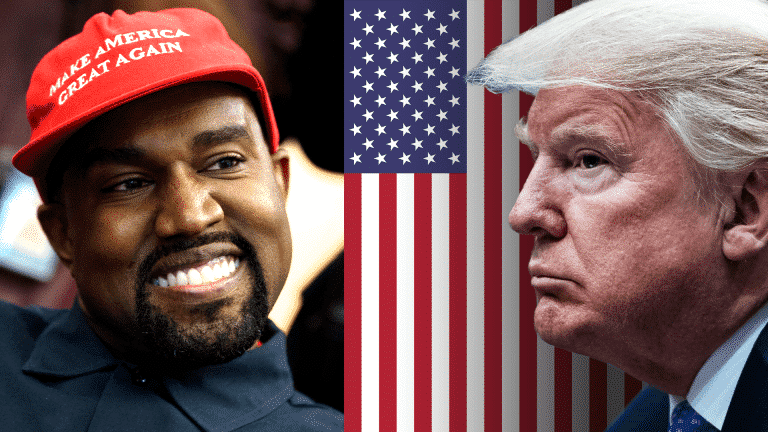 Kanye West prezidentom USA donald trump