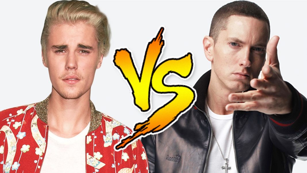 Eminem nerozumie rapu tejto generácie justin bieber