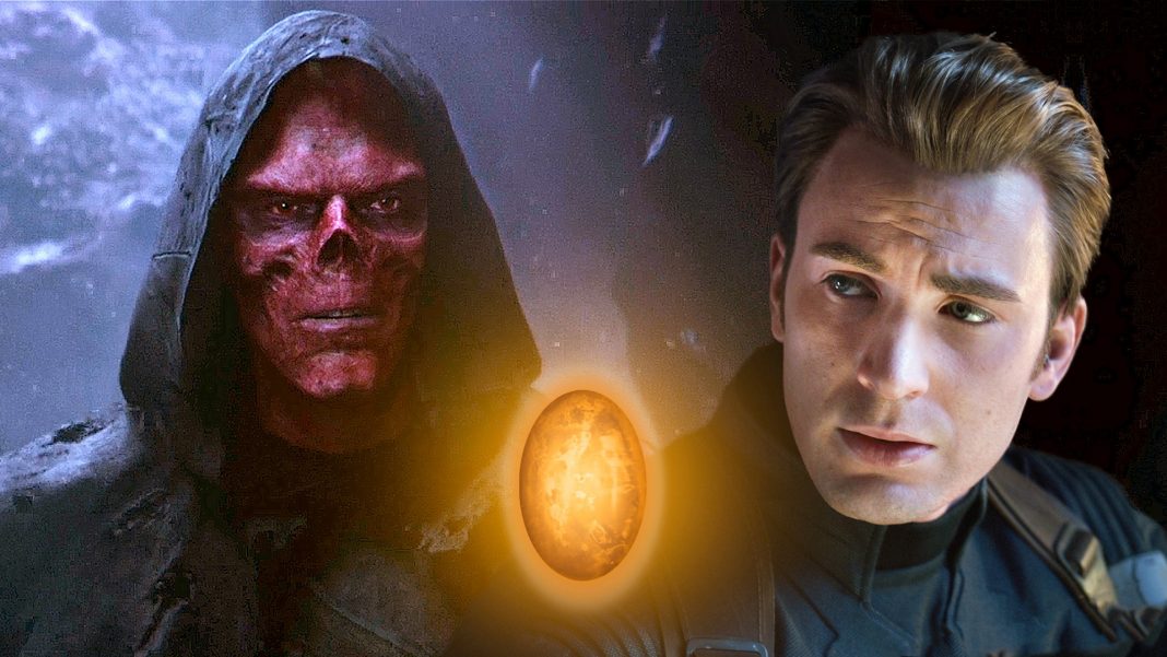 avengers: endgame Captain America a Red Skull soul stone