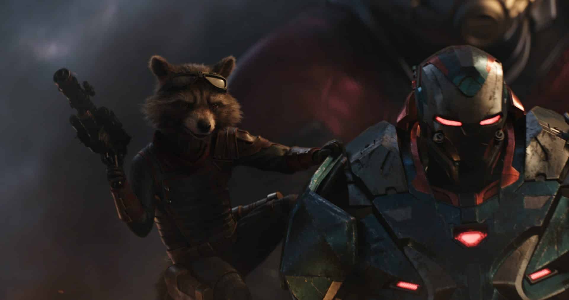 War Machine a Rocket Raccoon