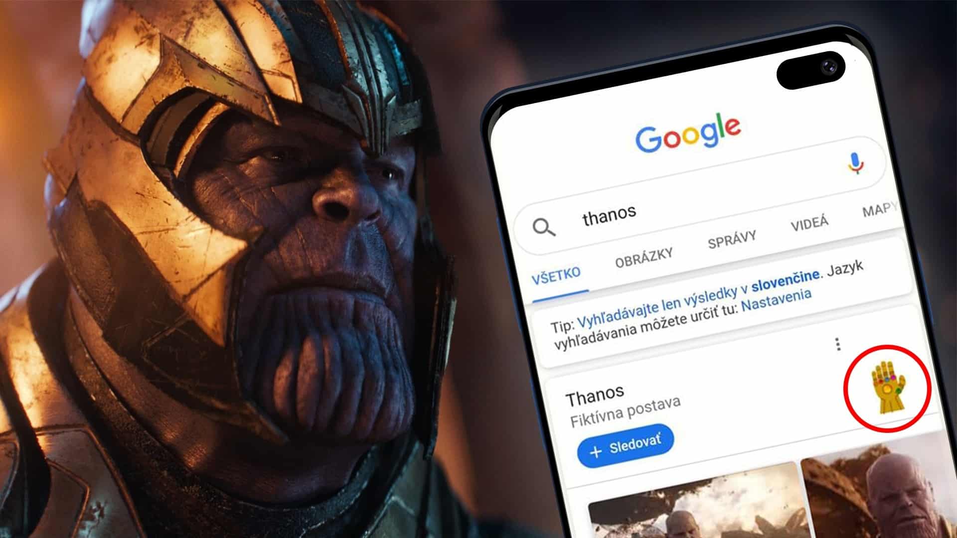 thanos na google