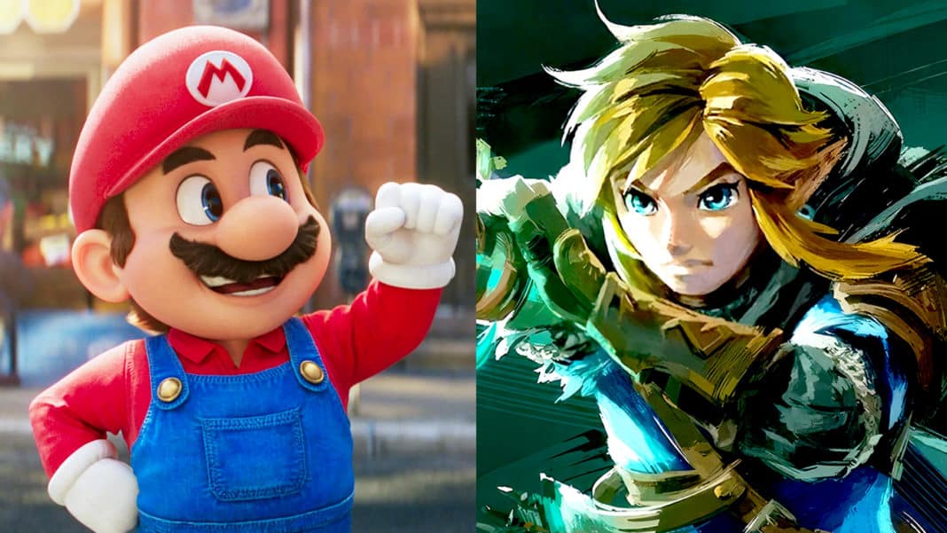 film legend of zelda mario