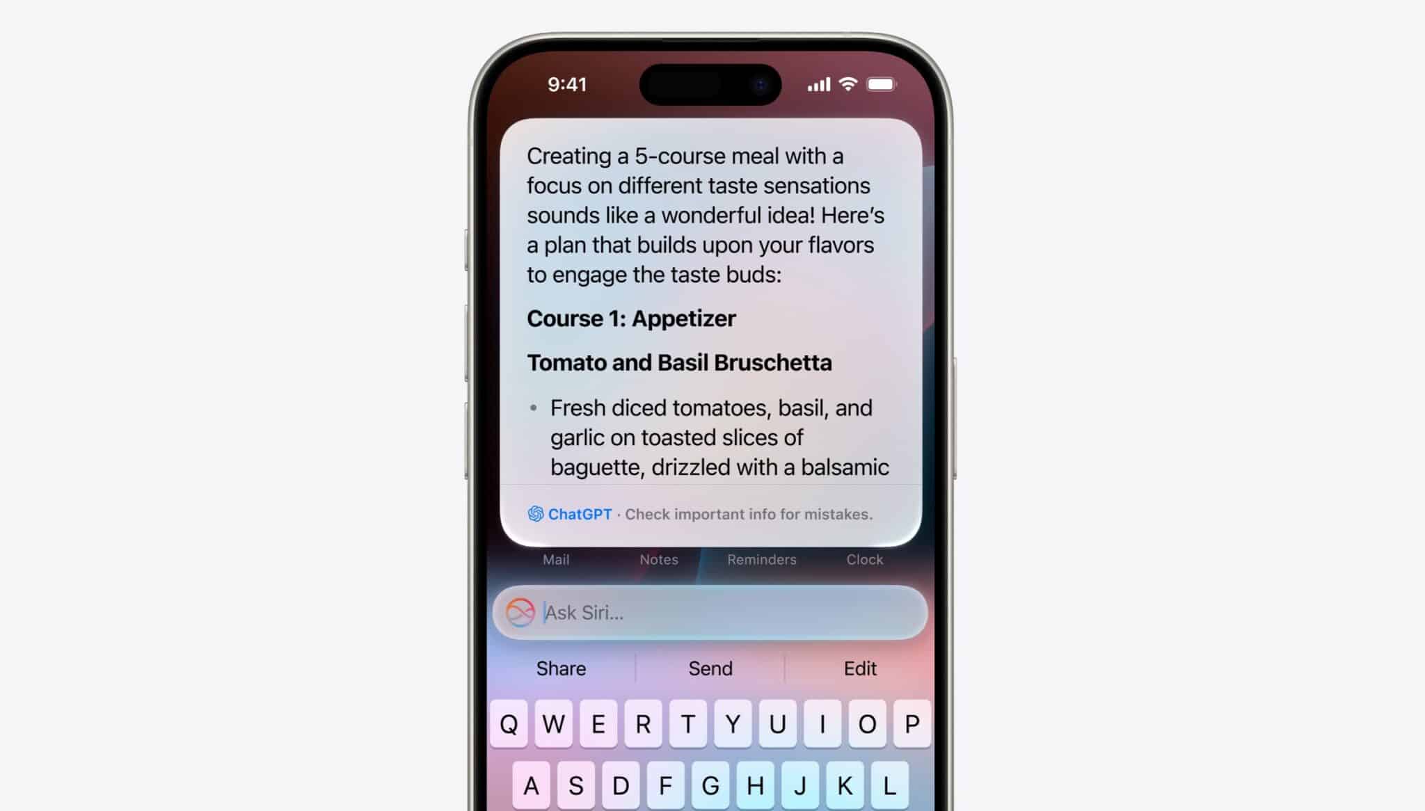 Siri novej generácie využíva model ChatGPT (foto: Apple)